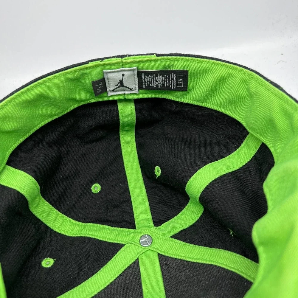 Air Jordan Neon Green 7‎ 5/8 Jumpman Hat Fitted Cap Men